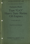 Cover of Starting & Operating Type "C-O", 75 & 100 HP