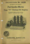 Cover of Type "Y" Vertical Oil Engines
